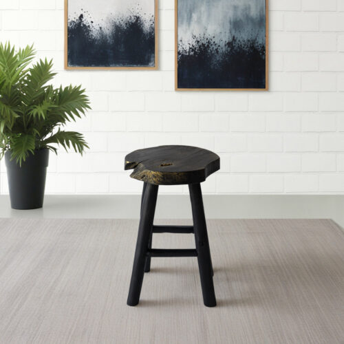 Solid Wood Counter Stool