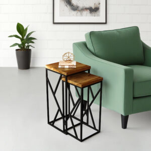 Teak Nesting Side Table