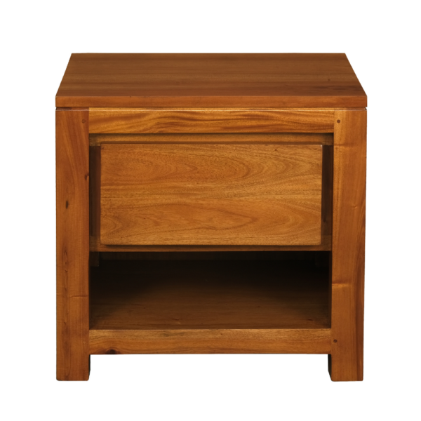 Solid Wood Night Stand (Soft Closing Drawers)